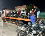 Na ação, as equipes recuperaram uma motocicleta com queixa de furto, no último dia 28, no bairro Centro América