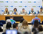 Durante coletiva de imprensa, ministra da Saúde destaca ações de antecipação e mobilização e explica o uso de tecnologias para combater o mosquito Aedes Aegypti

- Foto: Matheus Damascena/MS.